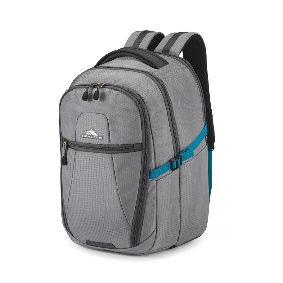 High Sierra Fairlead Computer Backpack Steel Grey Mercury Blue