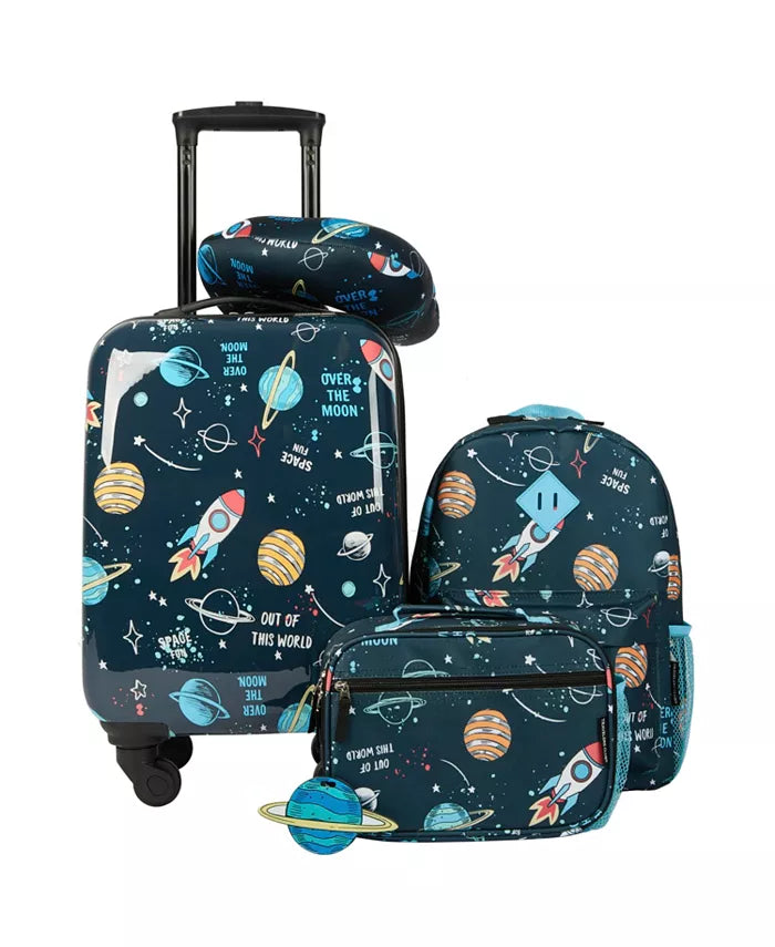 Travelers Club Kids 5 Piece Travel Luggage Set Space Irv s Luggage