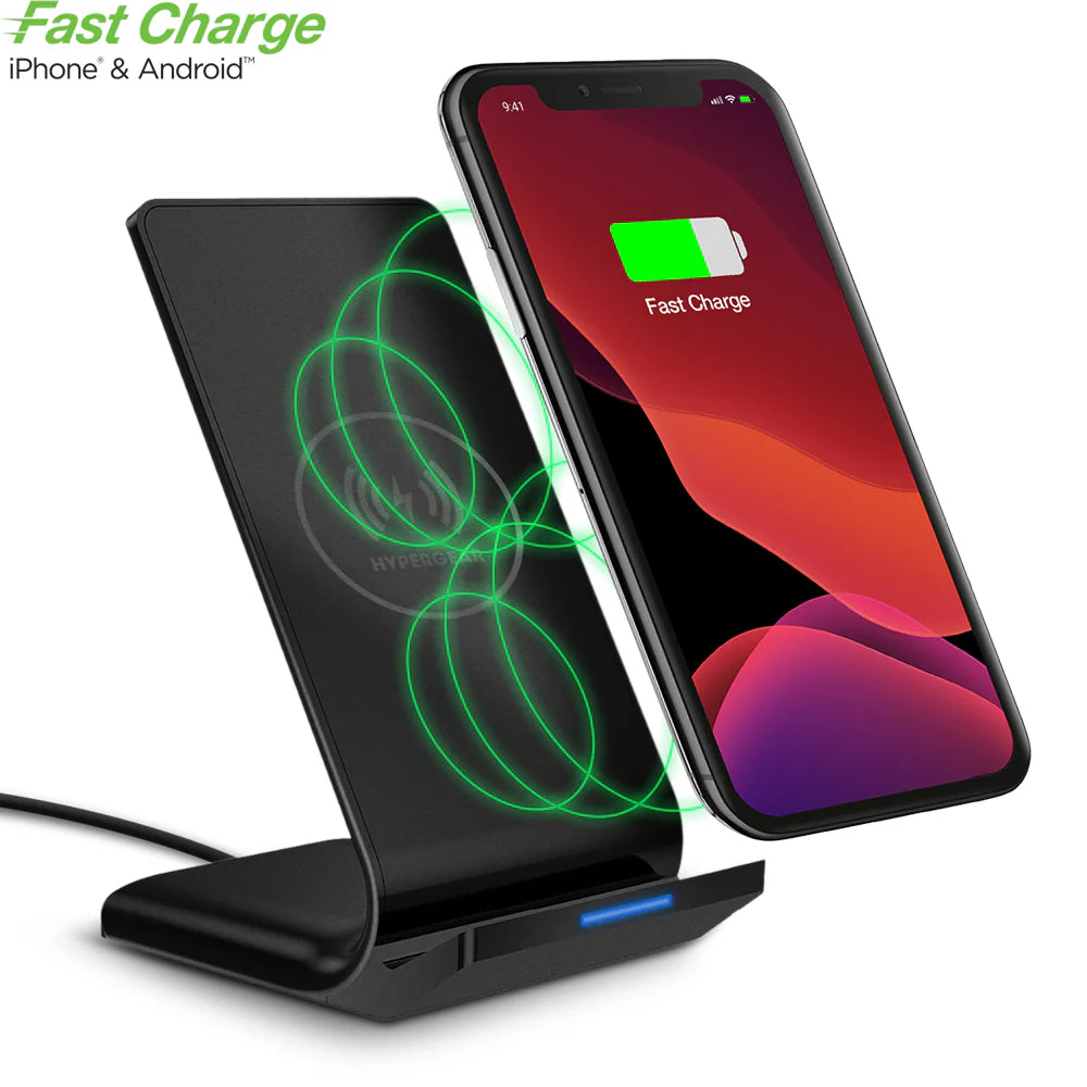 Hypergear 10W Wireless Fast Charging Stand - Black