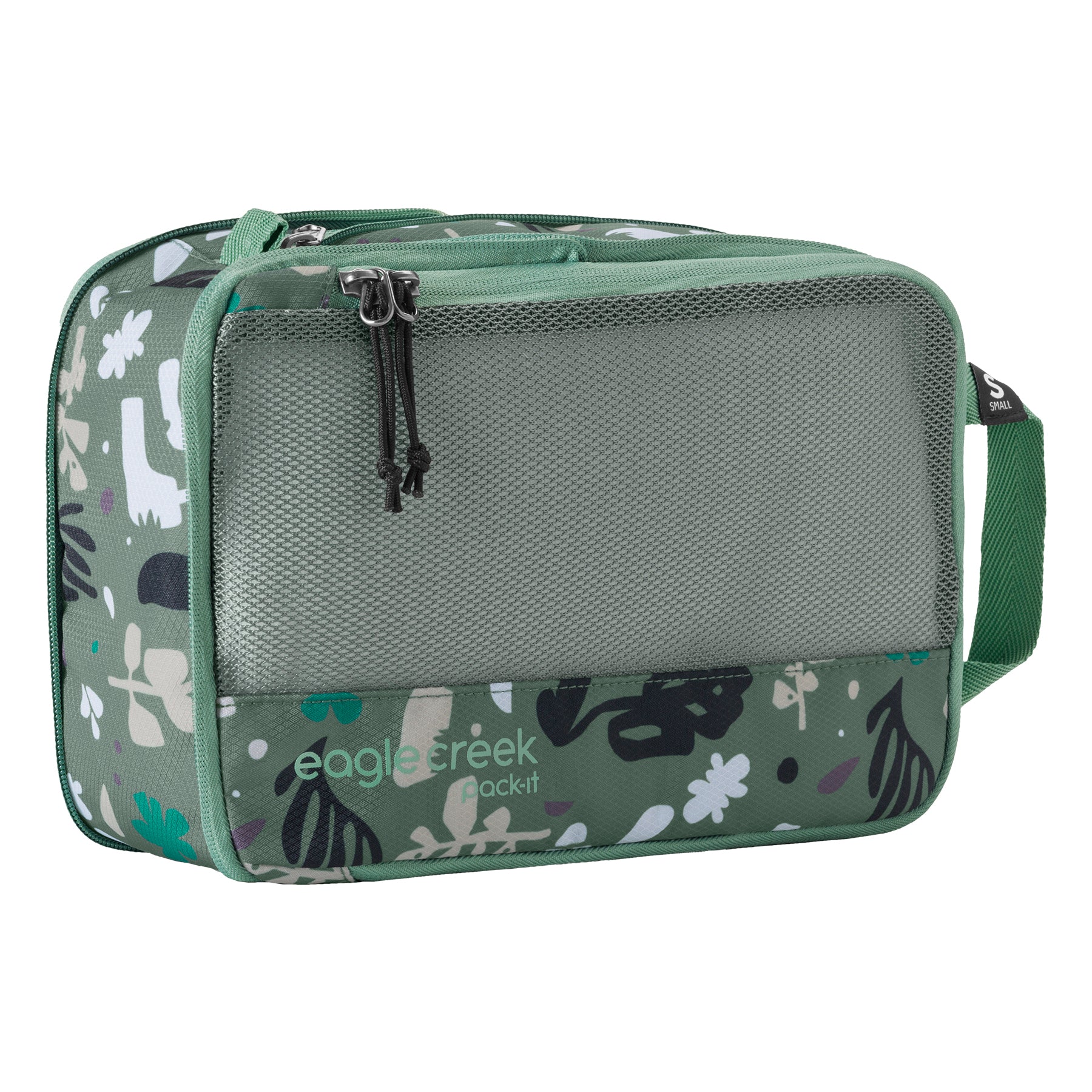 Eagle Creek Pack-It Reveal Compression Cube Small - Roots And Shoots Duck Green