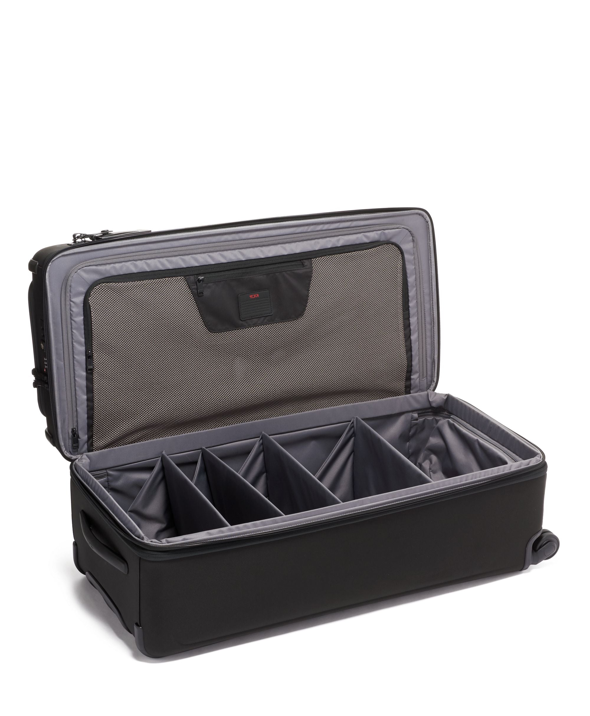 TUMI Alpha Tall 4 Wheeled Duffel Packing Case - Black