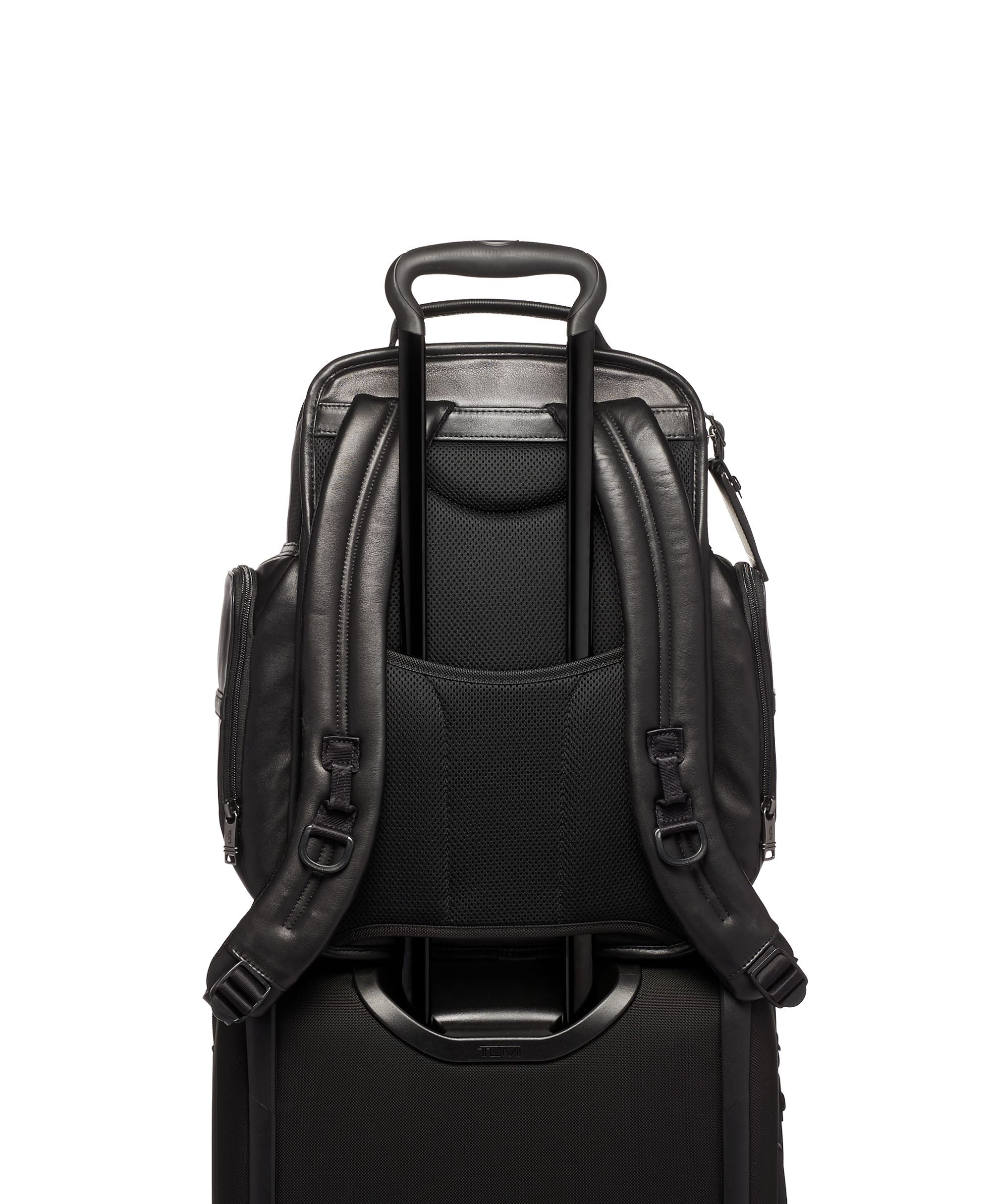 TUMI Alpha Brief Pack - Black Leather