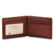 Osgoode Marley RFID ID Ultra Mini Wallet - Distressed Brown