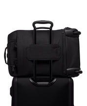 TUMI Alpha Bravo International 2 Wheeled Duffel Backpack Carry-On - Black