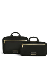 TUMI Voyageur  Small Madeline Cosmetic - Black/Gold