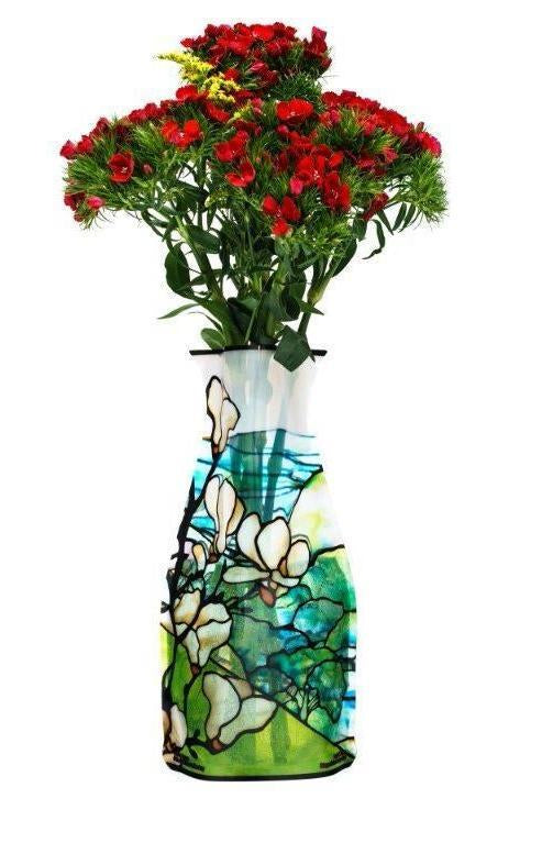 Modgy Expandable Vase - Louis C. Tiffany Magnolia Landscapes