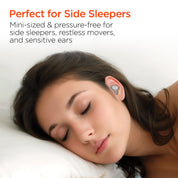 Hypergear SleepEEZ Mini Noise-Blocking True Wireless Earbuds for Sleeping - White