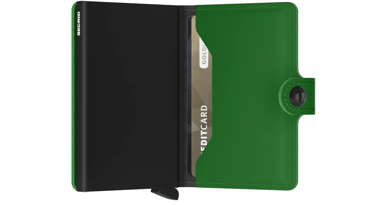 Secrid Mini Wallet Matte- Bright Green