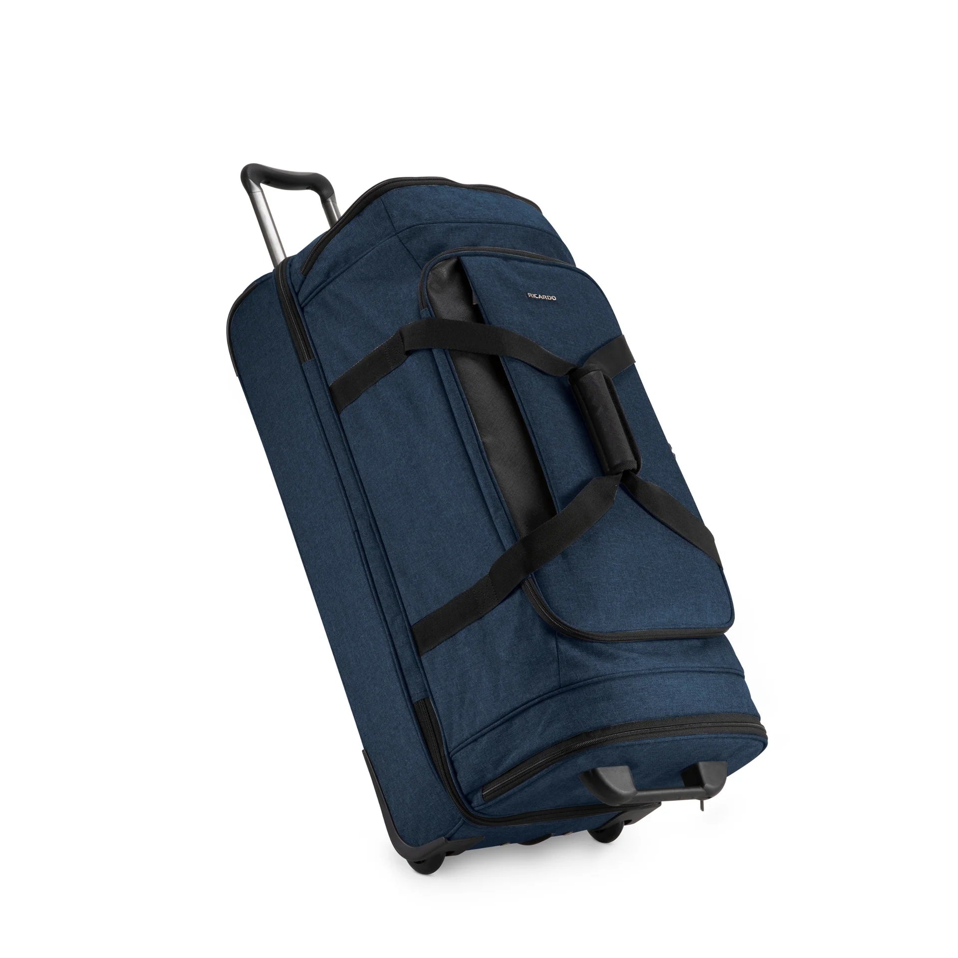 Ricardo Malibu Bay 3.0 Rolling Duffel - Blue, Front and Side View