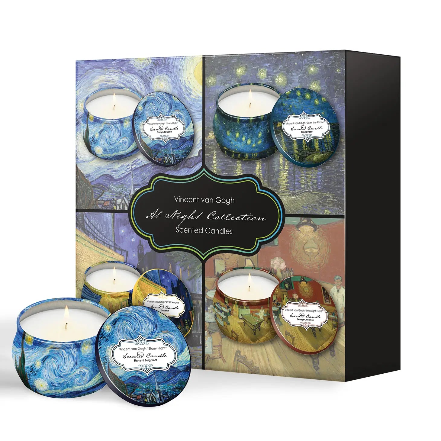 RainCaper Van Gogh Starry Night Scented Candle Collection