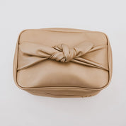 Pretty Simple Madelyn Bow Makeup Bag - Gold