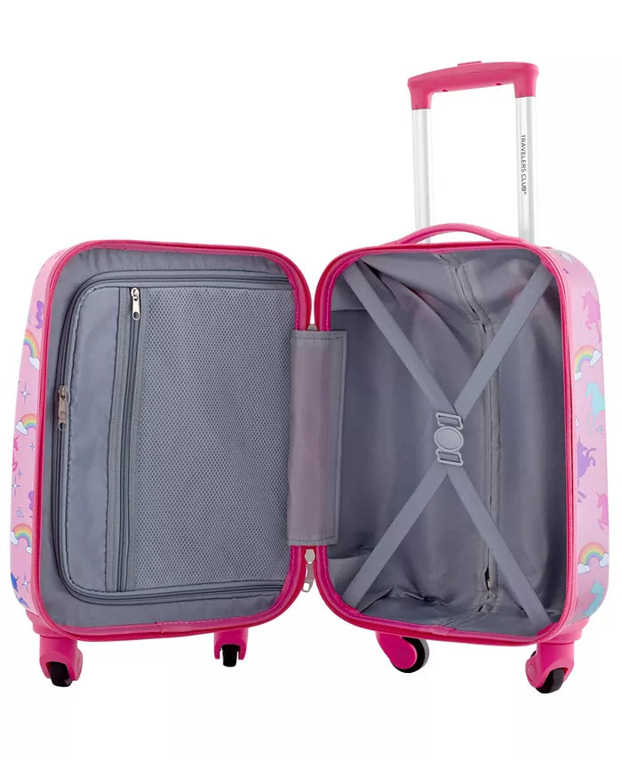 Travelers Club Kids 5 Piece Travel Luggage Set - Rainbow/Unicorn