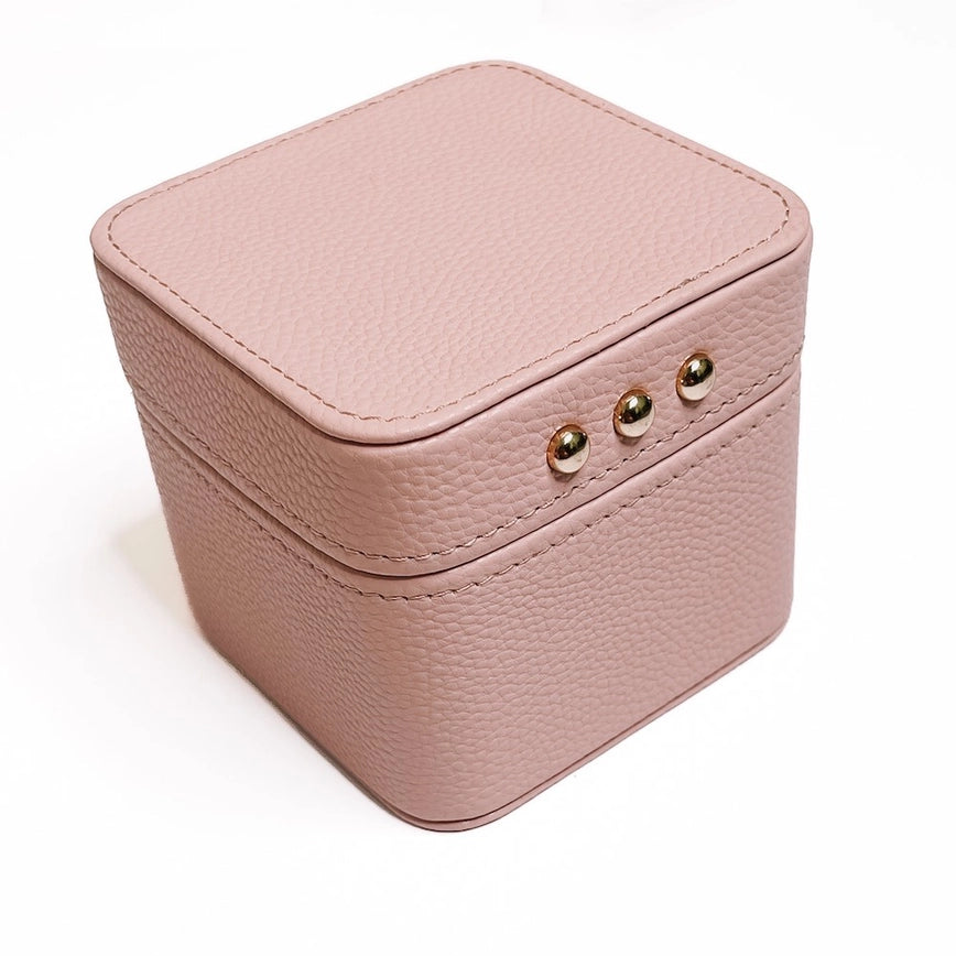 Pretty Simple Journey Box Travel Jewelry/Pill Organizer - Pink