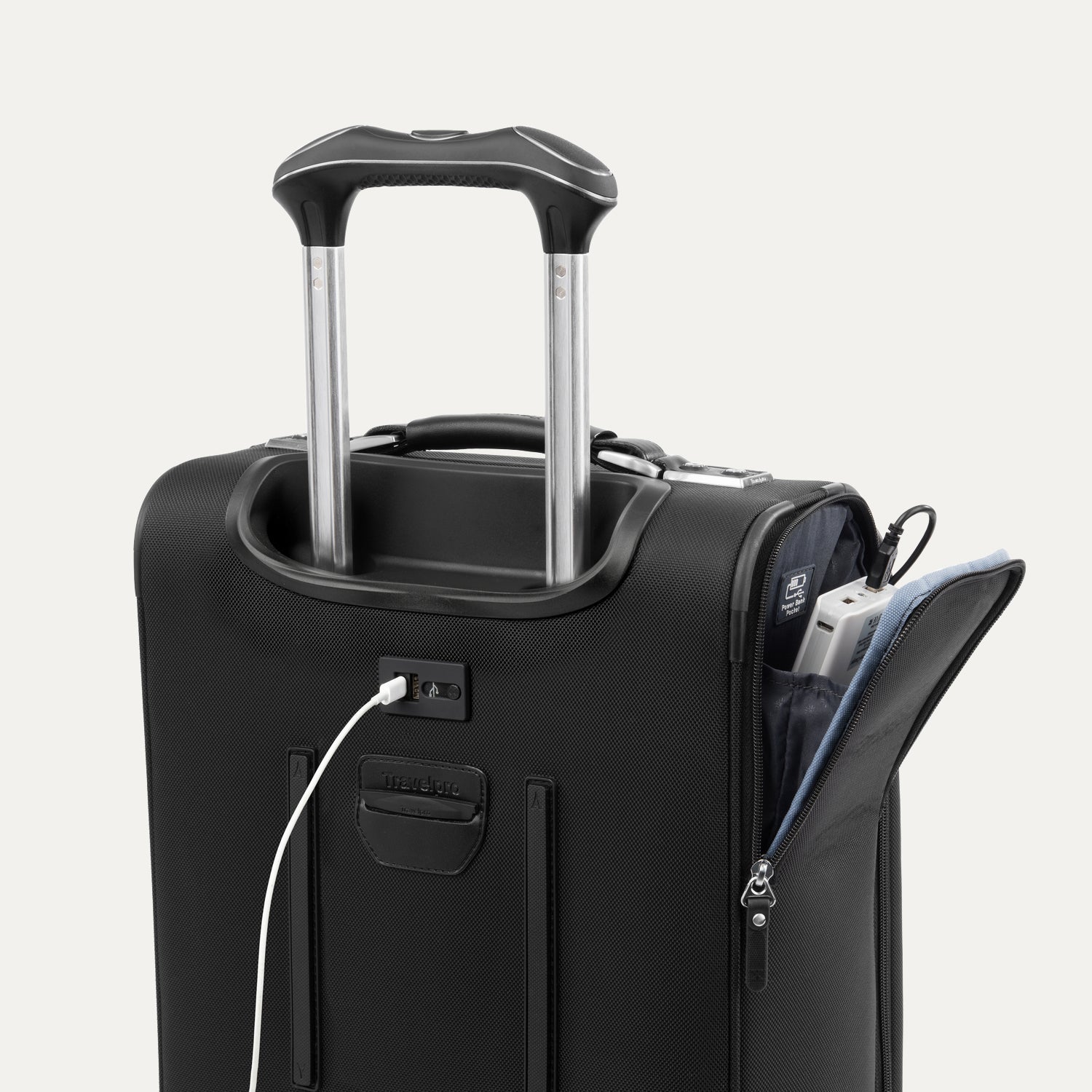 Travelpro Platinum Elite 21" Expandable Carry On Spinner - Shadow Black