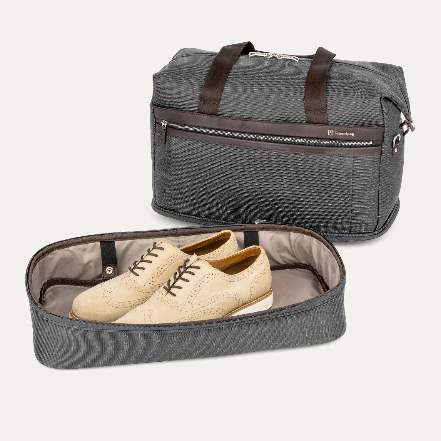 Travelpro Platinum Elite Drop-Bottom Weekender - Vintage Grey