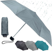 Lewis N. Clark Portable Mini Travel Umbrella, Windproof & Water Repellent - Gray