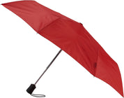 Lewis N. Clark Travel Automatic Umbrella Windproof & Water Repellent Fabric - Red