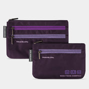 Travelon Set of 2 RFID Passport Organizers - Blackberry