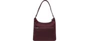 Travelon Anti-Theft Parkview Hobo Crossbody- Wine