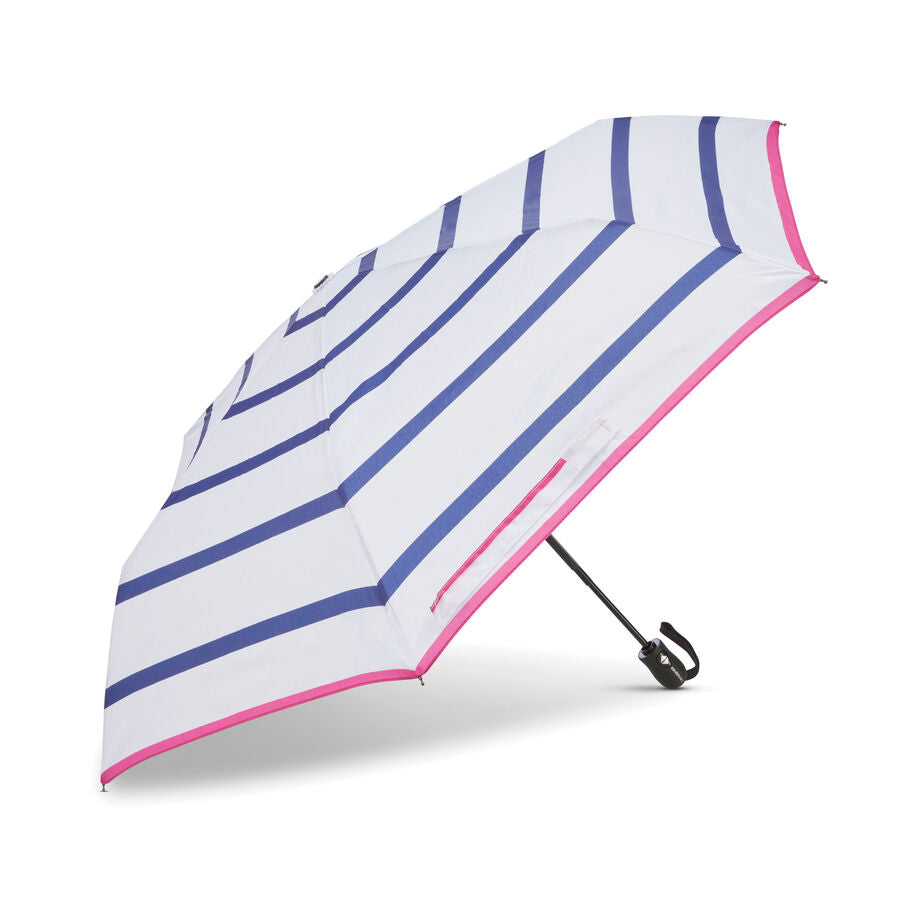 Samsonite Compact Auto Open/Close Umbrella - Stripes