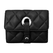 ILI New York RFID Quilted Small Wallet  - Black