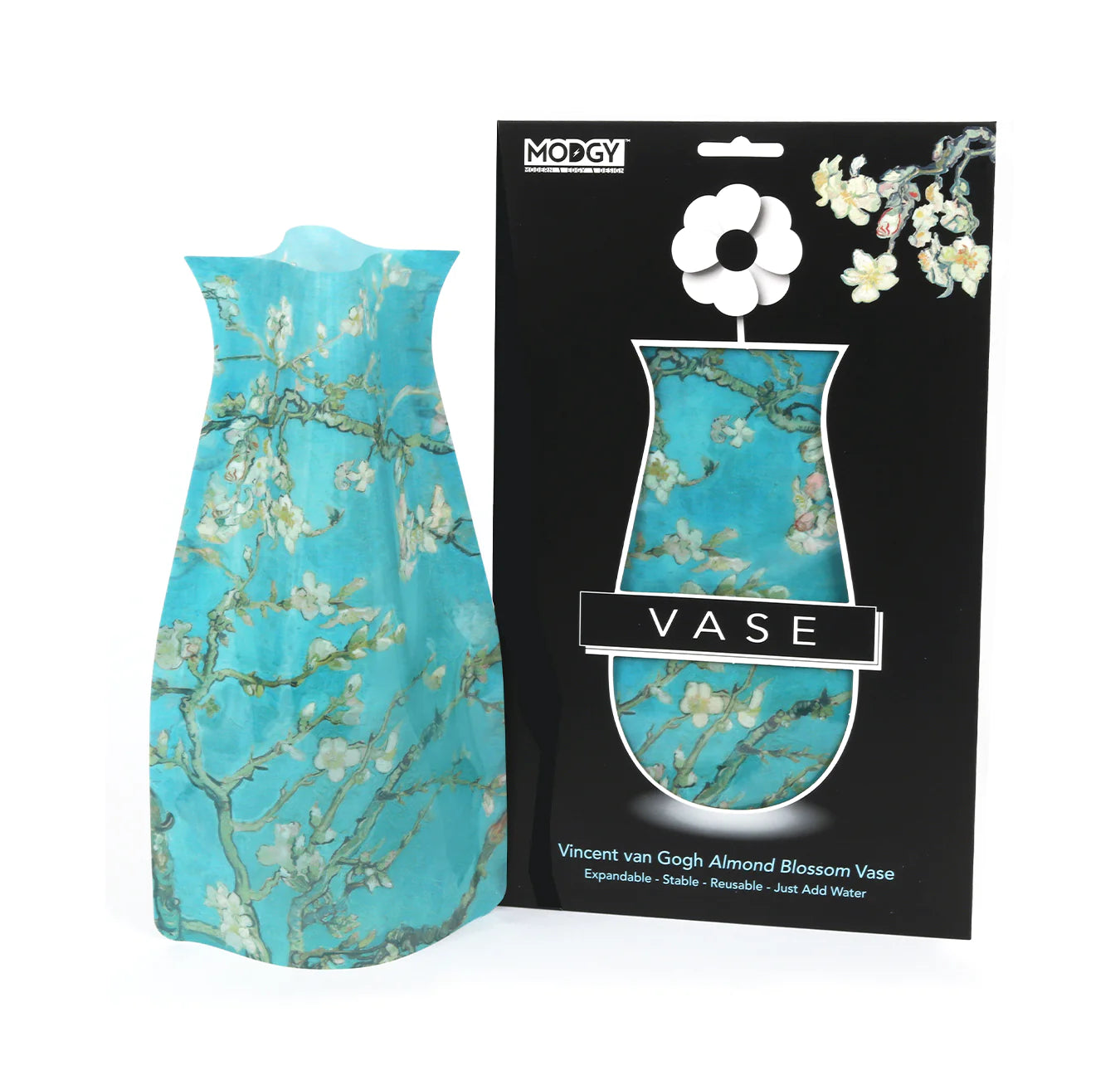 Modgy Expandable Vase - Vincent Van Gogh Almond Blossom