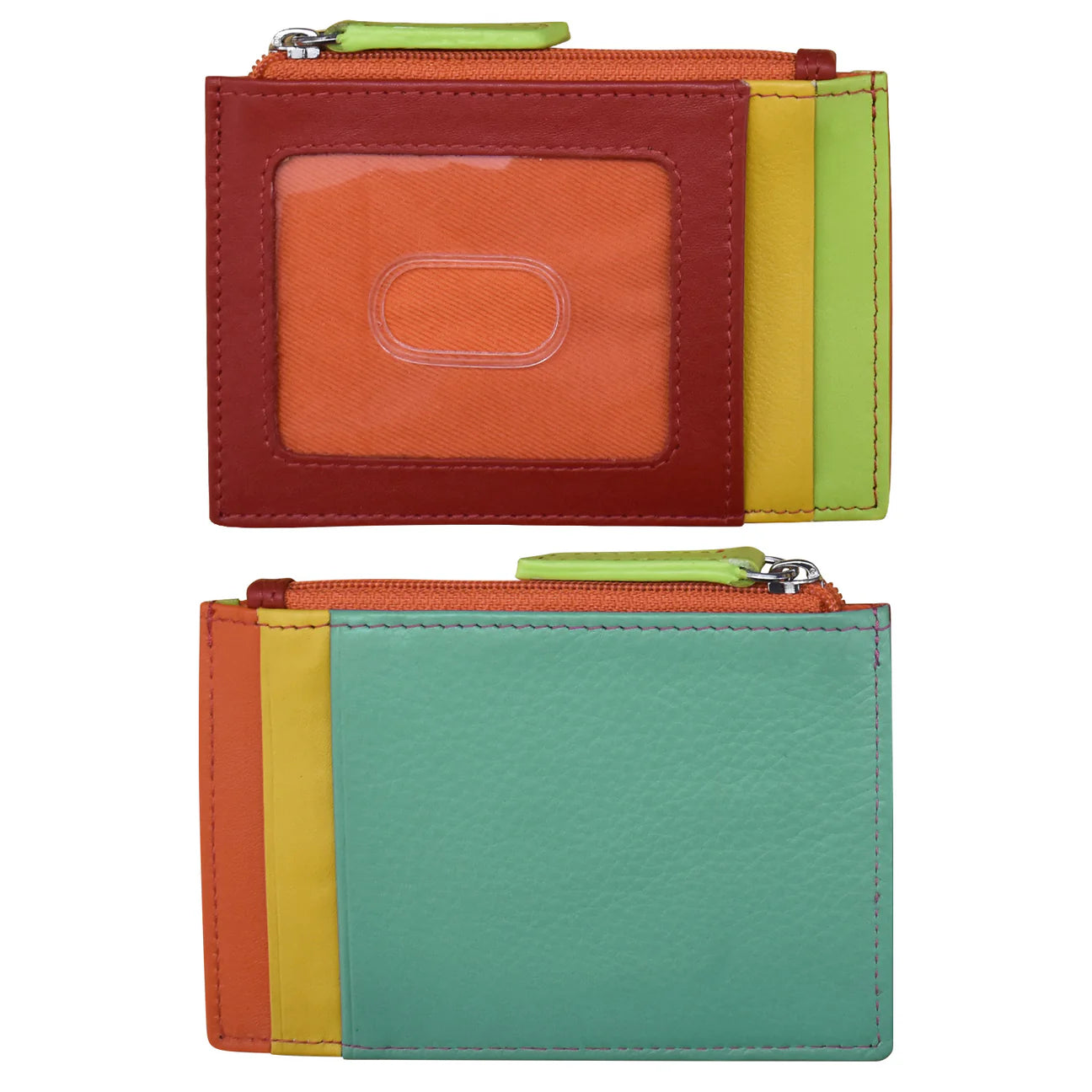 ILI New York Zip I.D. Card Case - Citrus