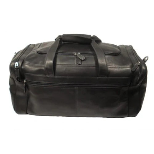 Dorado Leather 21" Carry On Duffel - Black