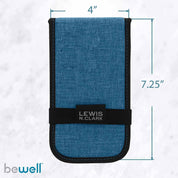 Lewis N. Clark Lift™ Magnetic Pill Organizer with Case - Turquoise