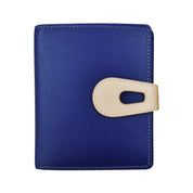 ILI New York Small Wallet with Tab - Cobalt