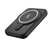 LAX Gadgets MagSafe Portable Wireless Charger With USB Port - Black