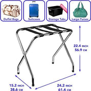 US Tech Luggage Rack - Chrome