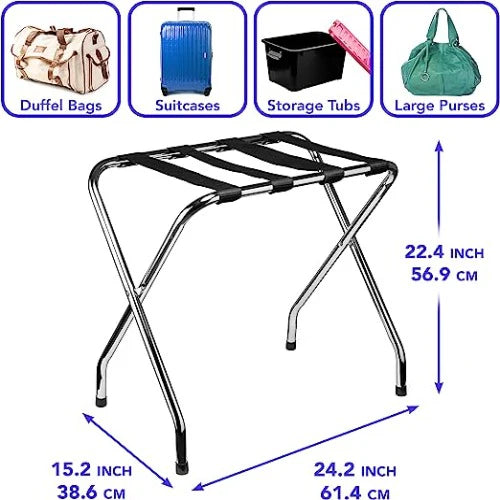 US Tech Luggage Rack - Chrome