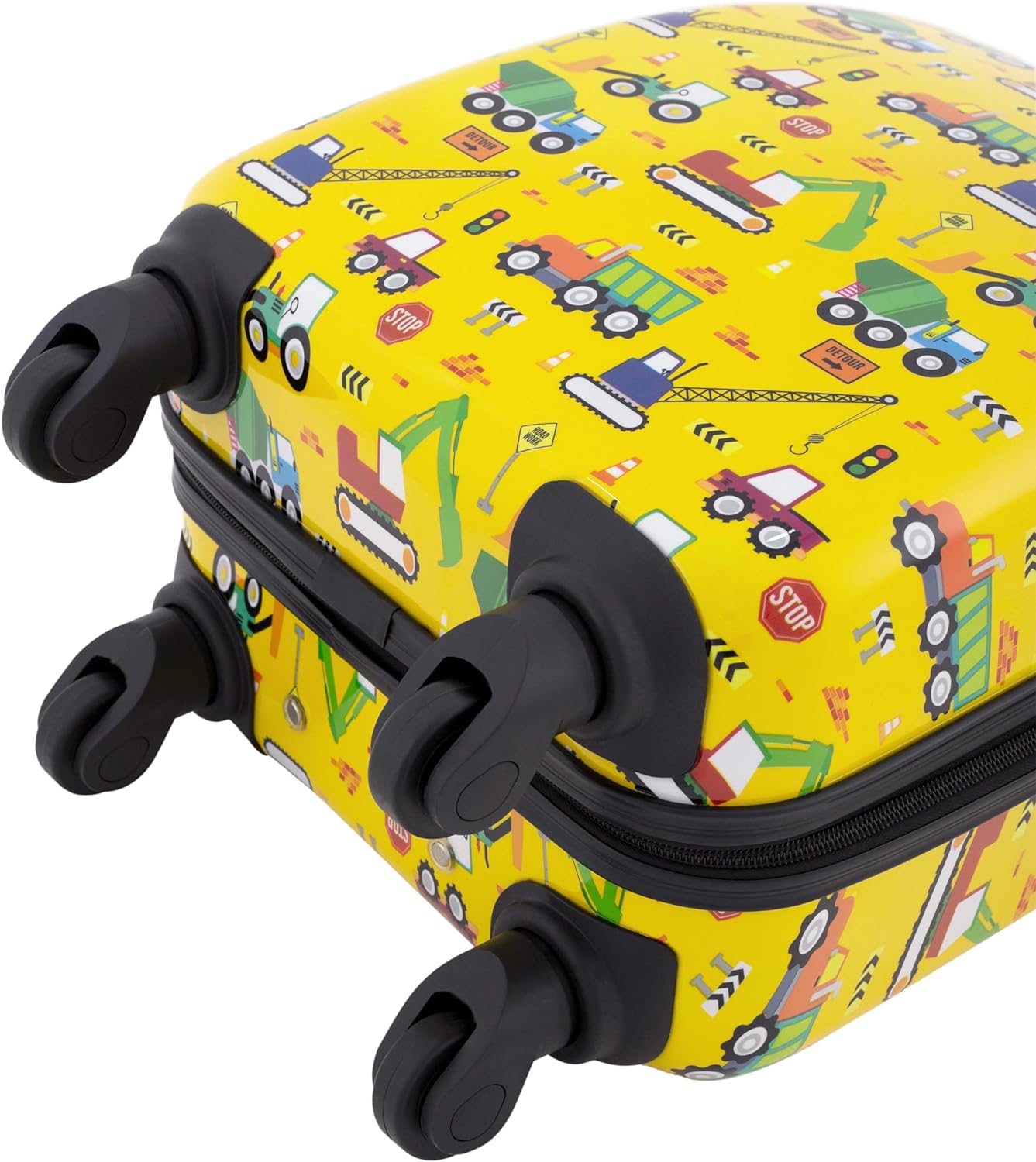 Travelers Club Kids 5 Piece Travel Luggage Set  - Yellow Cars