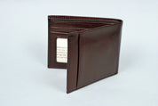 Capitol Leather RFID Bifold Wallet w/ID Window - Sierra Brown