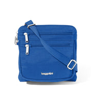 Baggallini Securtex Anti-Theft Crossbody - Lapis