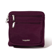 Baggallini Securtex Anti-Theft Crossbody - Mulberry