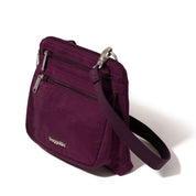 Baggallini Securtex Anti-Theft Crossbody - Mulberry