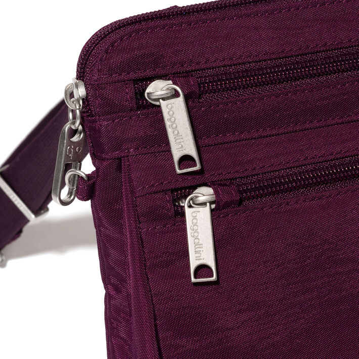 Baggallini Securtex Anti-Theft Crossbody - Mulberry