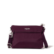 Baggallini Anti-theft Memento Crossbody Bag - Mulberry