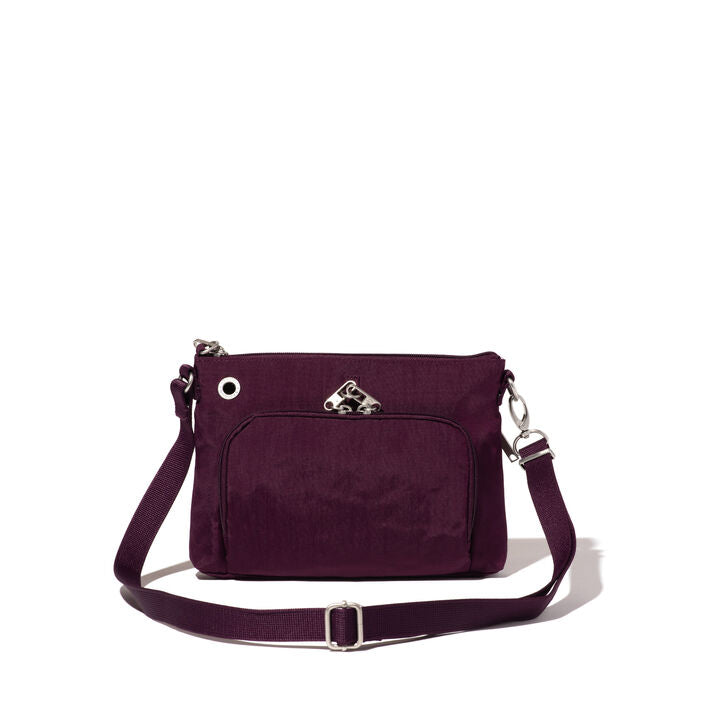 Baggallini Anti-theft Memento Crossbody Bag - Mulberry