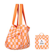 Dock & Bay Foldaway Tote Bag - Groovy Check