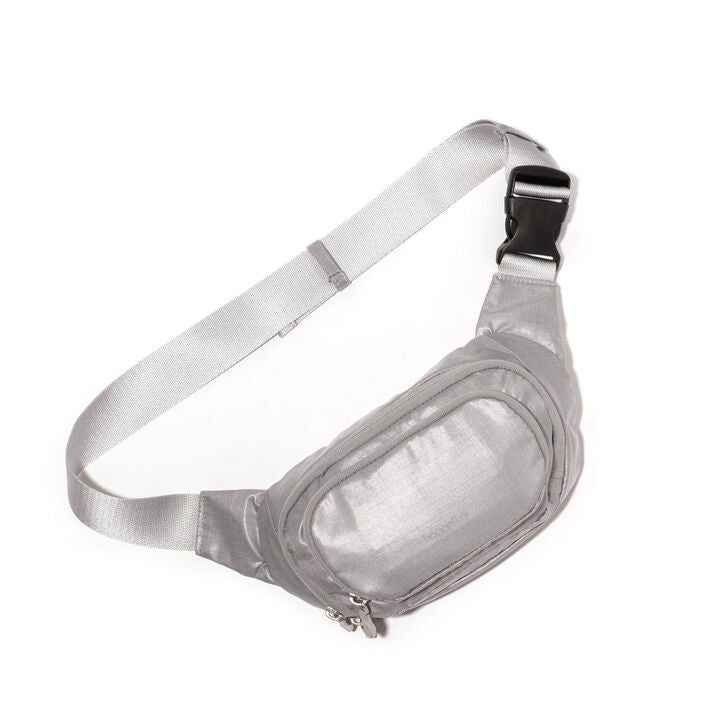 Baggallini On The Go Belt Bag Waist Pack - Sleet Gloss Ripstop