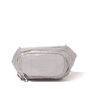 Baggallini On The Go Belt Bag Waist Pack - Sleet Gloss Ripstop