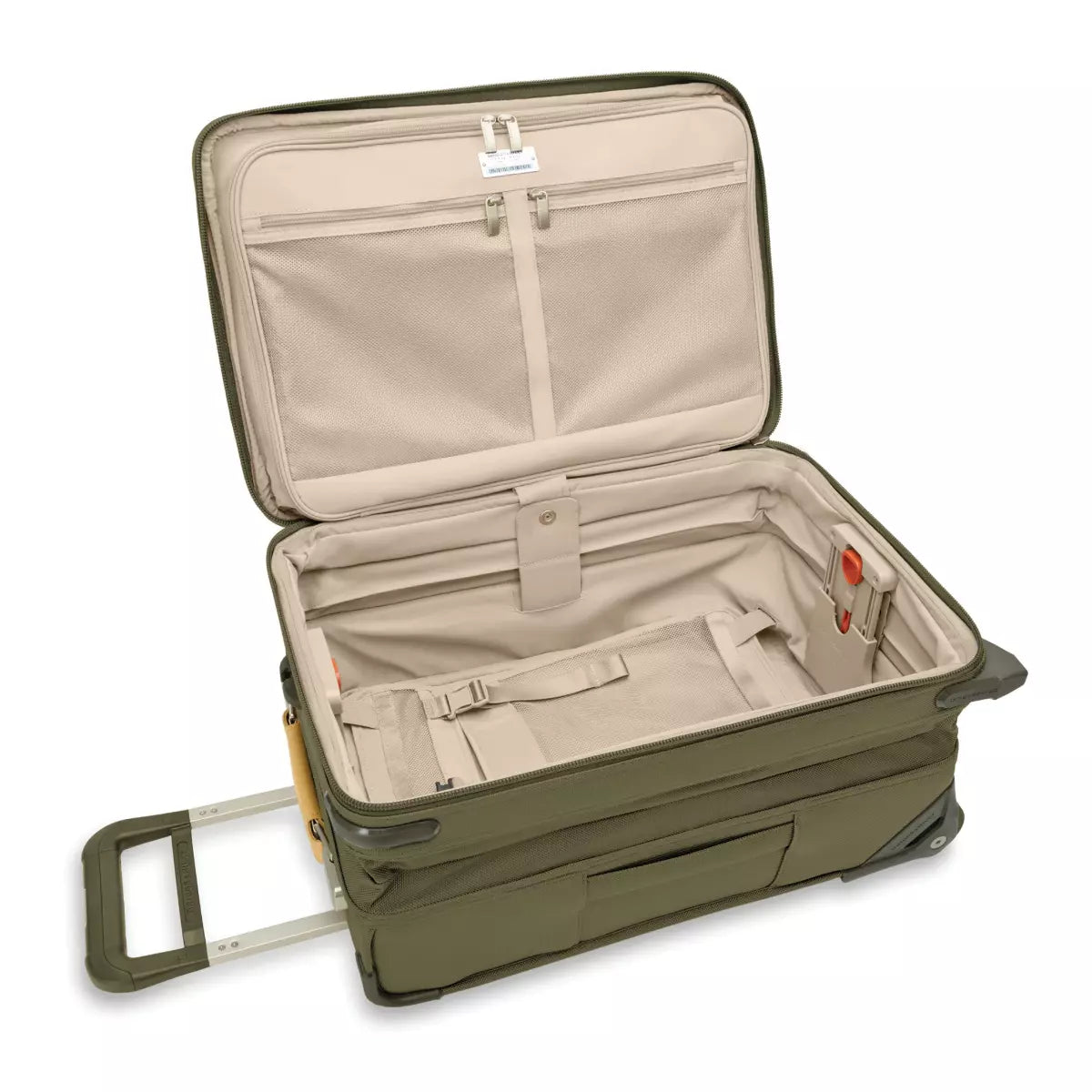 Briggs & Riley Baseline Essential 2-Wheel Carry-On  - Olive