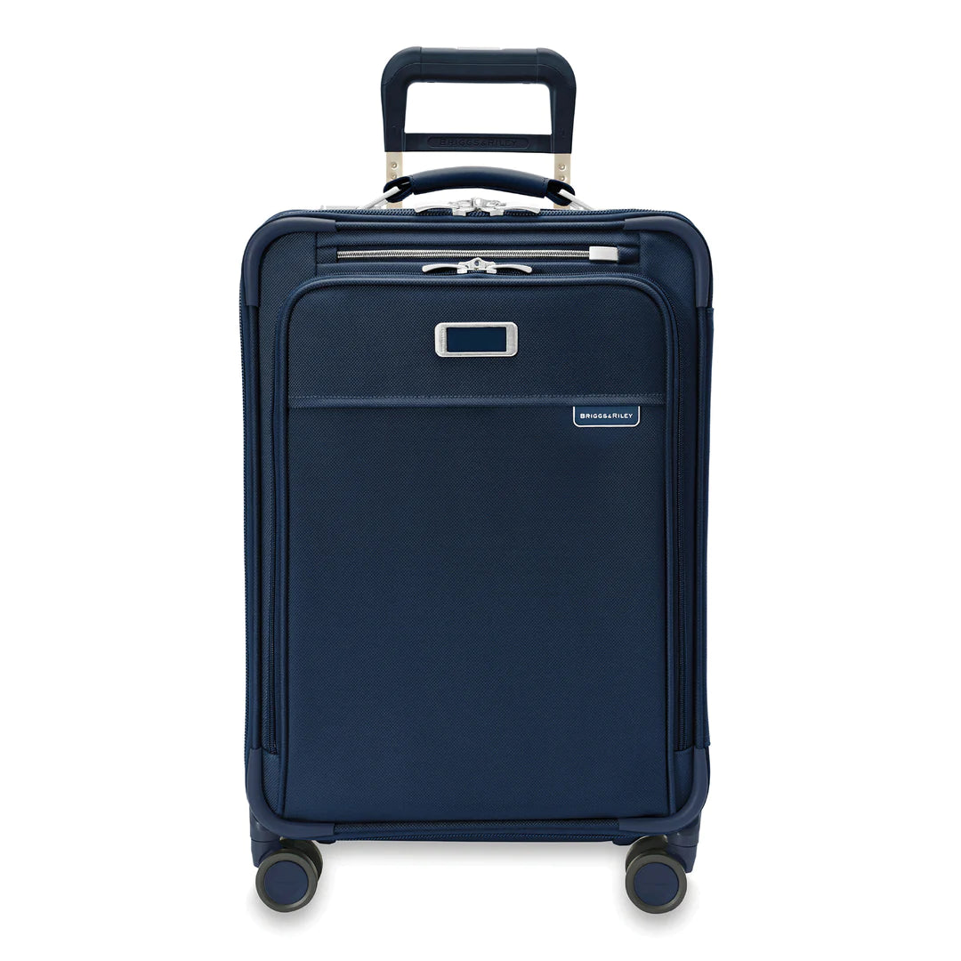 Briggs & Riley Baseline Essential 22" Carry-On Expandable Spinner -  Navy, Front view