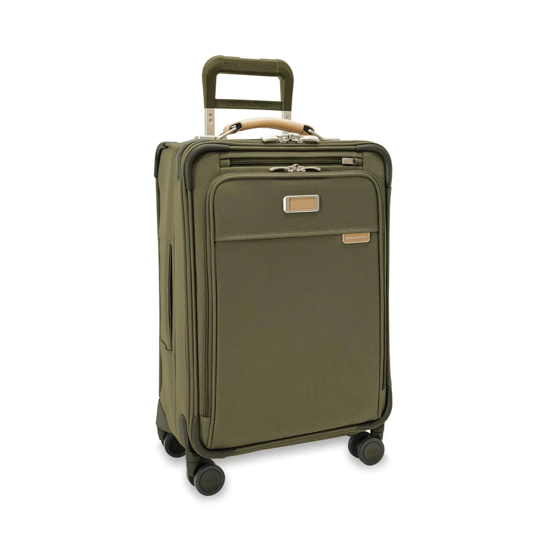 Briggs & Riley Baseline Essential 22" Carry-On Expandable Spinner - Olive