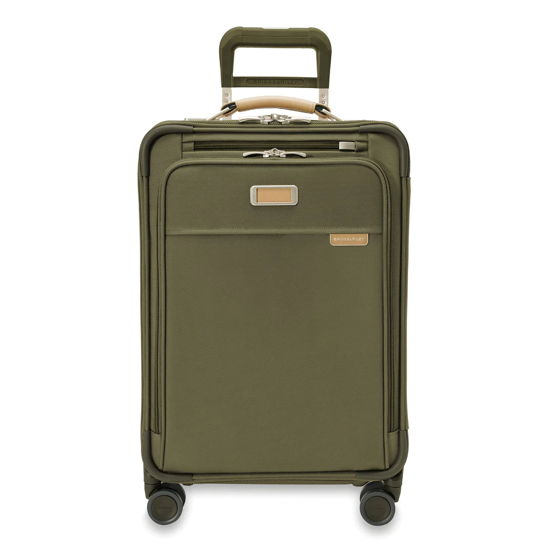 Briggs & Riley Baseline Essential 22" Carry-On Expandable Spinner - Olive