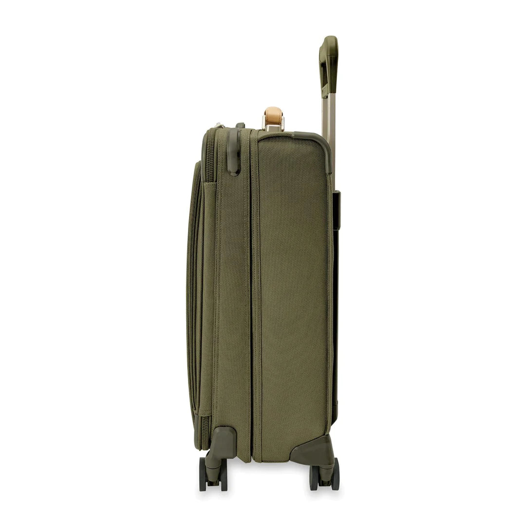 Briggs & Riley Baseline Essential 22" Carry-On Expandable Spinner - Olive