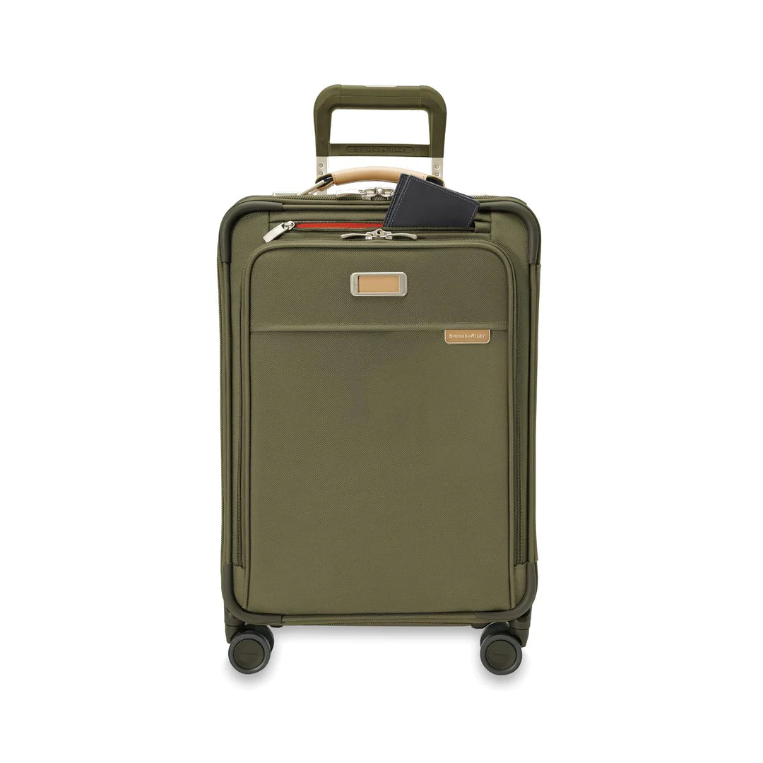 Briggs & Riley Baseline Essential 22" Carry-On Expandable Spinner - Olive